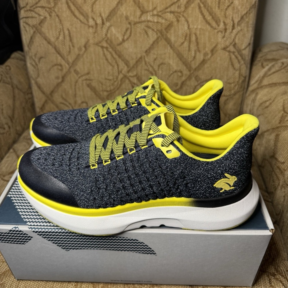 Rabbit Dream Chaser Mens Size 9.5 Blue Yellow Athletic Running Shoes Sneakers‎